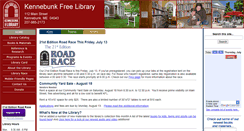 Desktop Screenshot of kennebunklibrary.org